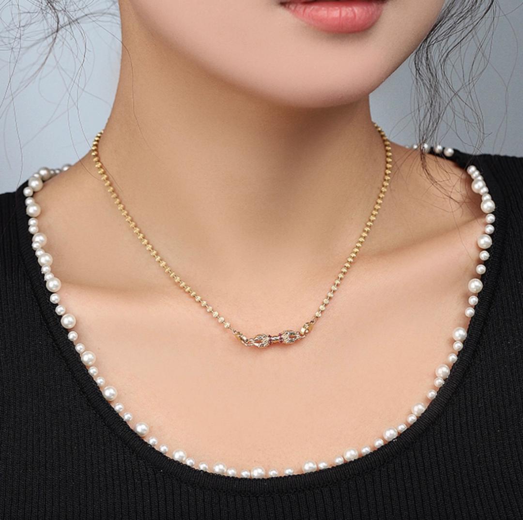 K18YG イエローゴールド クラスプ ジュエリーチャーム 両端開口 18K