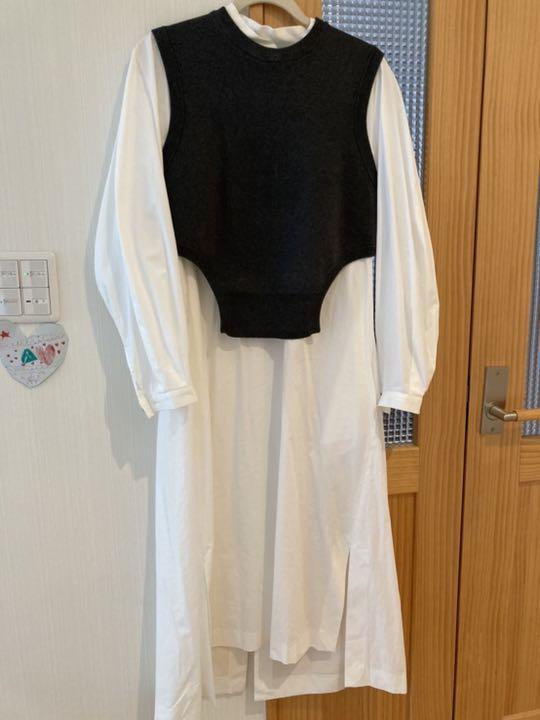 ベスト ひざ丈ワンピース ワンピース Enfold ワンピース シャツワンピース エンフォルド