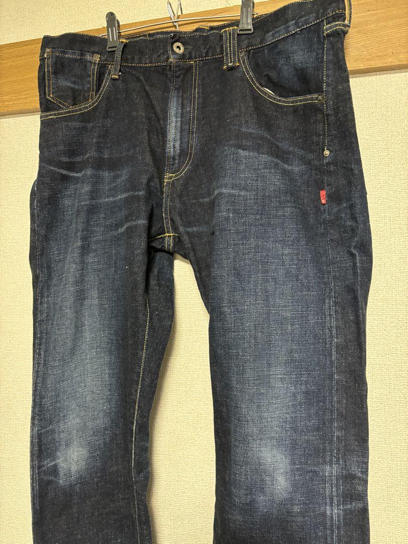 HOSU ホス デニムジーンズ NO.226 セルビッジ 大きいサイズ HOSU ホス ジーンズ NO.226 セルビッジ ユーズド加工 大きいサイズ