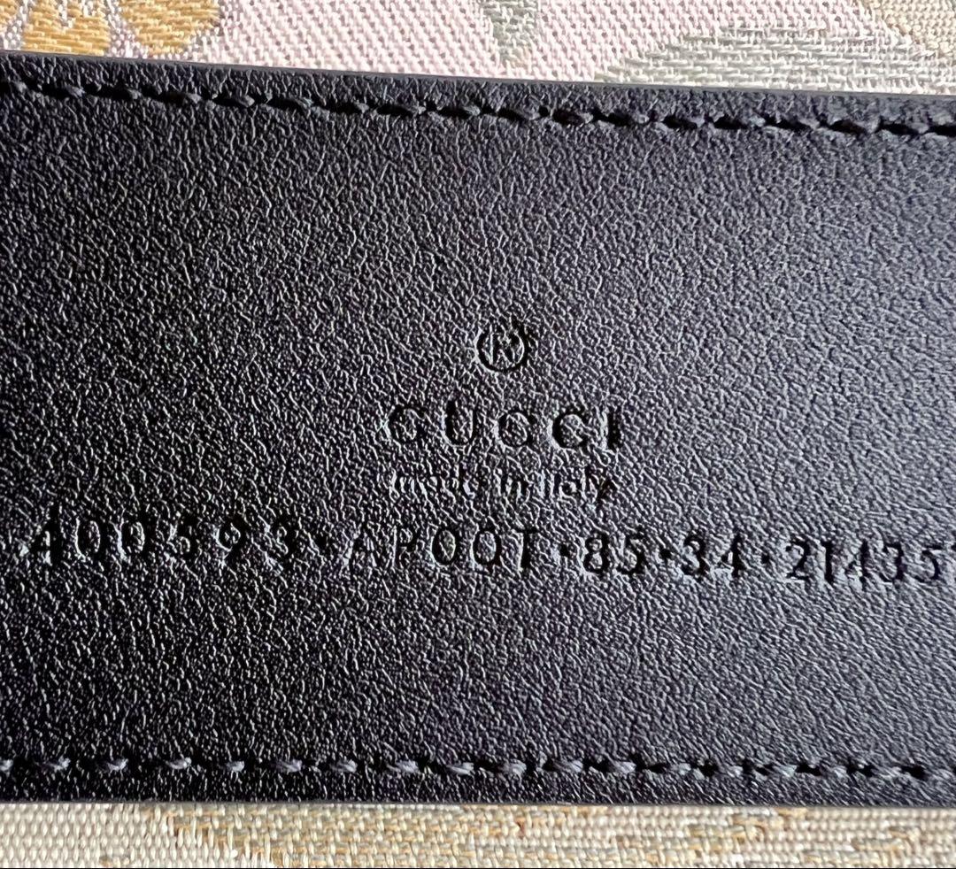 GUCCI レザー GGロゴ ベルト