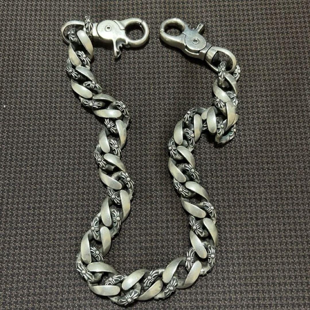 ダブルクリップ　ウォレットチェーン