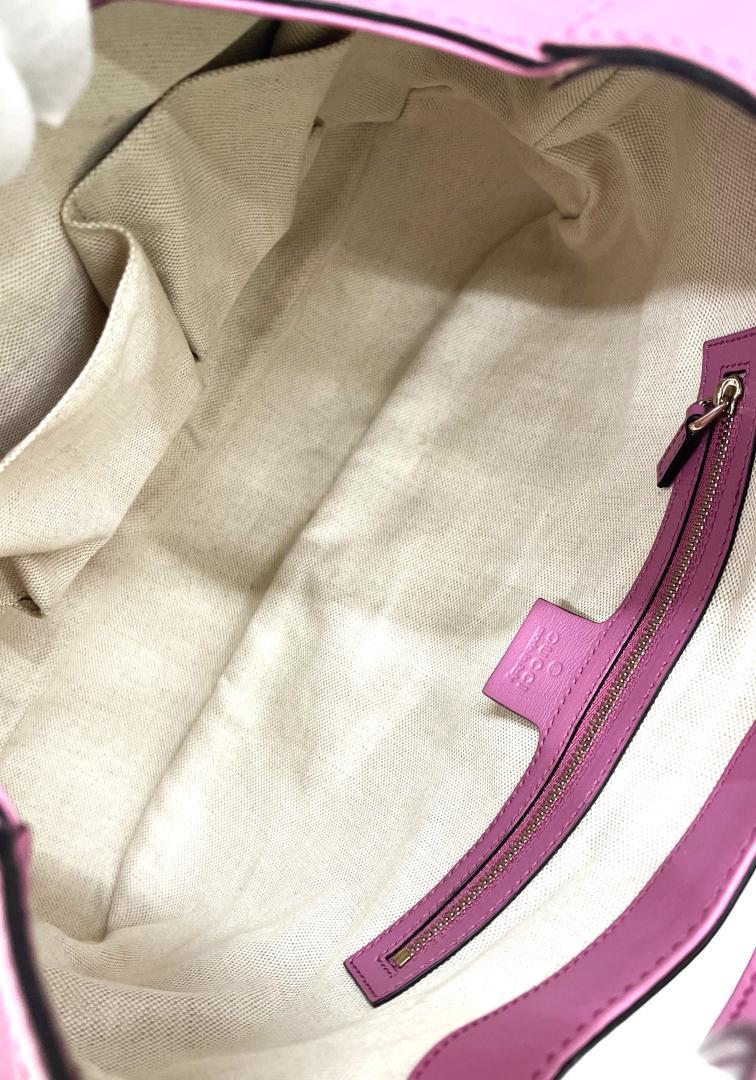 GUCCI グッチ ニュージャッキー 2way ショルダーバッグ ピンク