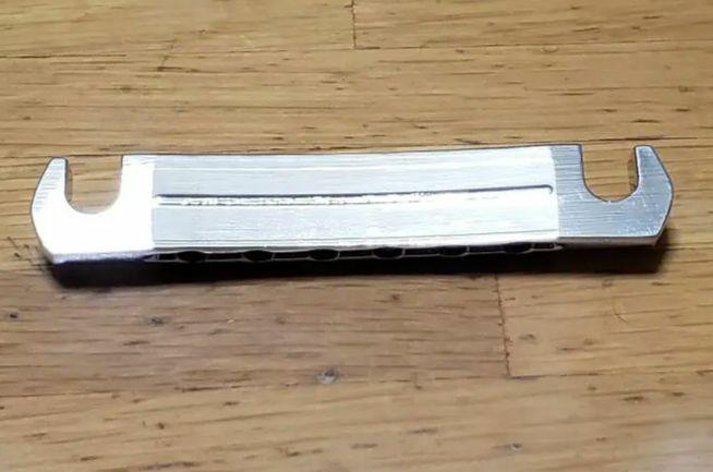 KLUSONクルーソン　トラピーズテールピース KLUSON ( クルーソン ) USA Aluminum Stop Tailpiece Nickel