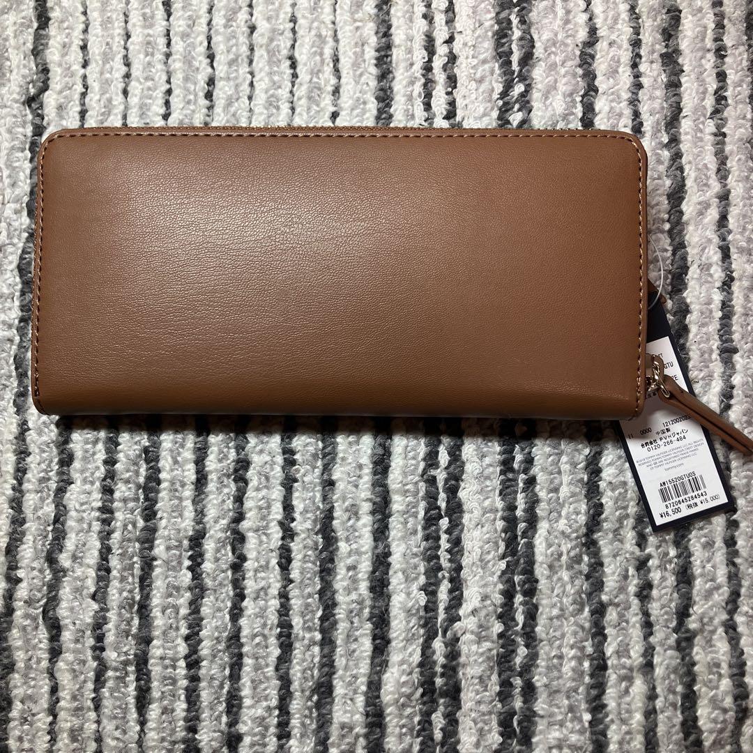 【未使用品】トミーヒルフィガー THロングウォレット 長財布 ブラウン