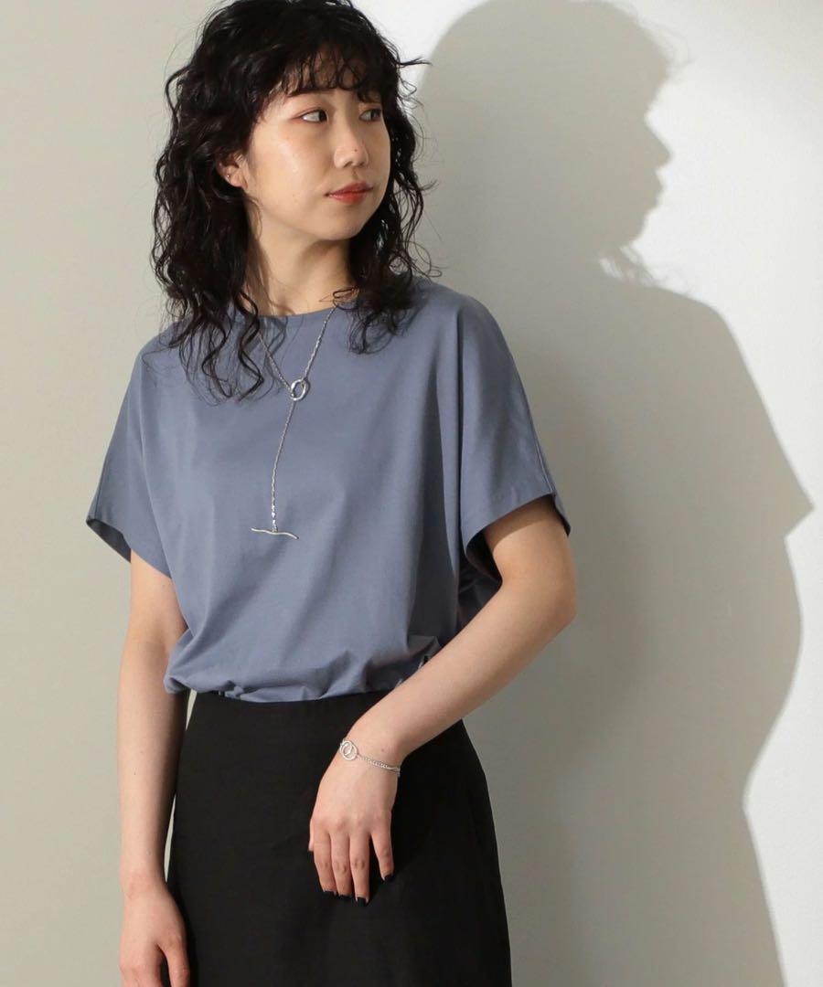 SUVIN 60/2 | キャップスリーブTシャツ / ATON | ファッション