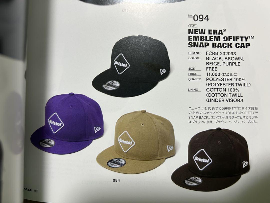 FCRB　NEW ERA EMBLEM 9FIFTY SNAP BACK CAP
