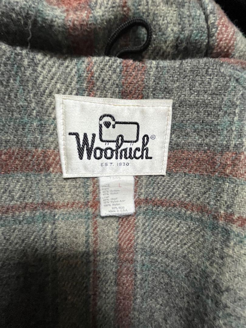 人気のファッションブランド！ 80年代 ウールリッチ グリーン カーキ 古着チェック WOOLRICH ジャケット・アウター