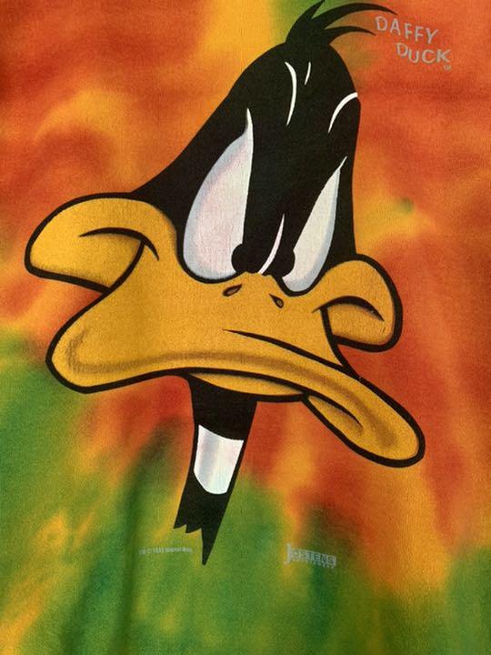 人気SALE格安 90s daffy duck ルーニー テューンズ タイダイ スウェット DWpge-m47357846559 得価豊富な