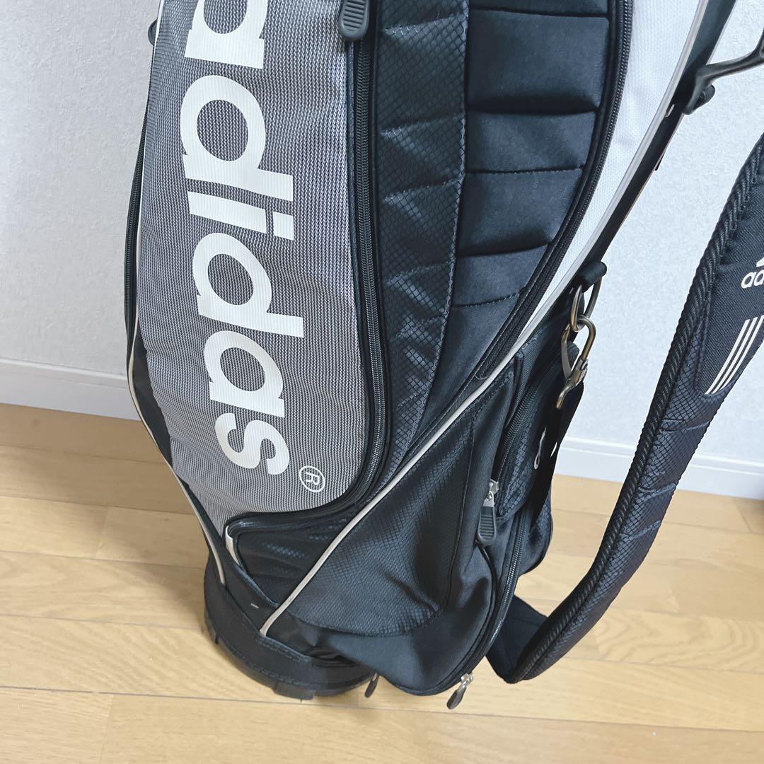 K143 adidas 軽量 ナイロン素材 キャディバッグ