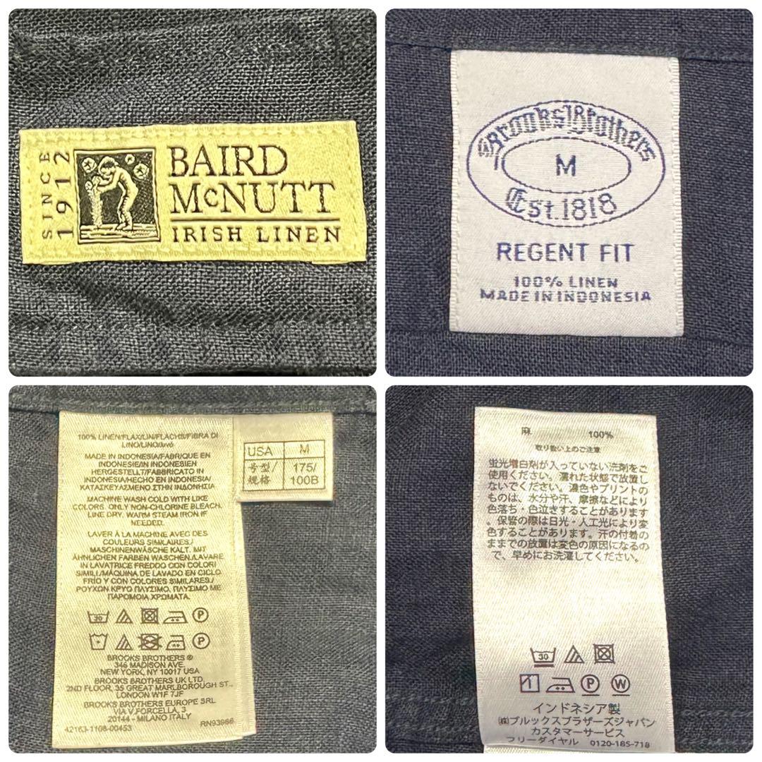 3079【希少・美品】ブルックスブラザーズ アイリッシュリネン 開襟 シャツ 3079【希少・美品】ブルックスブラザーズ アイリッシュリネン