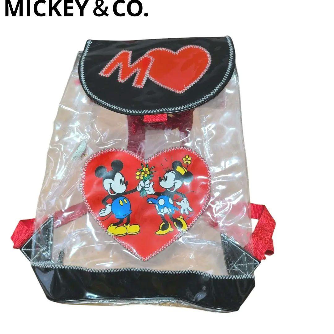 【未使用品】MICKEY＆CO. クリアリュック　ヴィンテージ　激レア