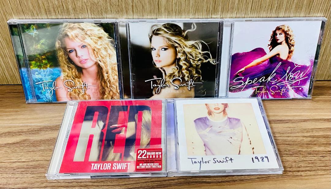 taylor swift アルバム　セット　テイラースウィフト Taylor Swift テイラースウィフト 海外盤 CD アルバム 5枚セット