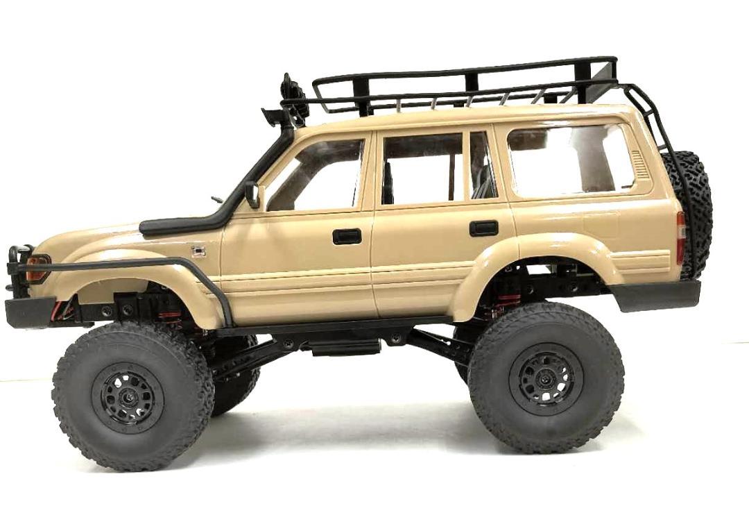 1/16サイズラジコンカー　WPL　C54-1　オフローダー　４WD ランクル Amazon.co.jp: 緑 金属シャフト付き WPL C64-1 RTR 1/16