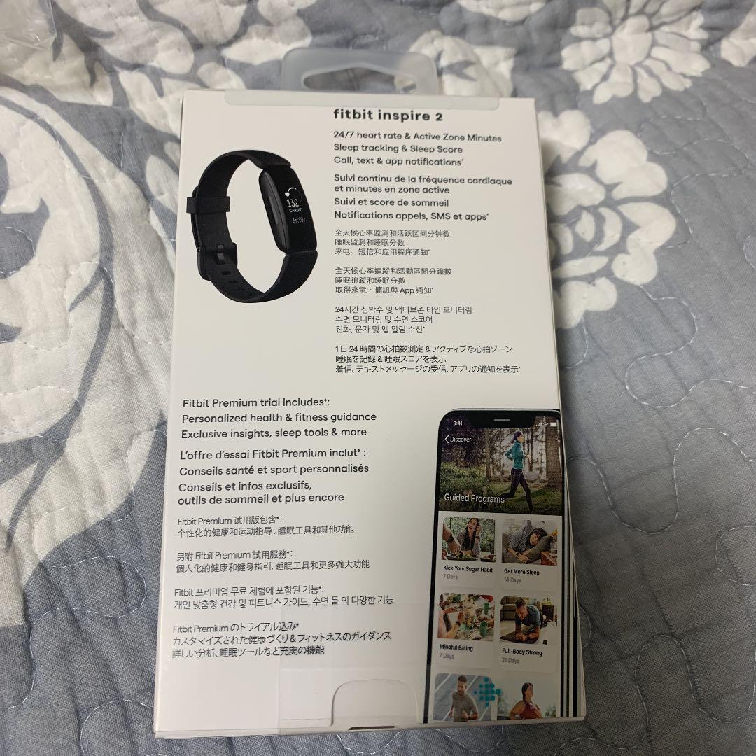 豊富な大得価 Fitbit FB418BKBK-FRCJK 未開封 xJpVg-m47362920142 Inspire2 ブラック 超激得限定SALE