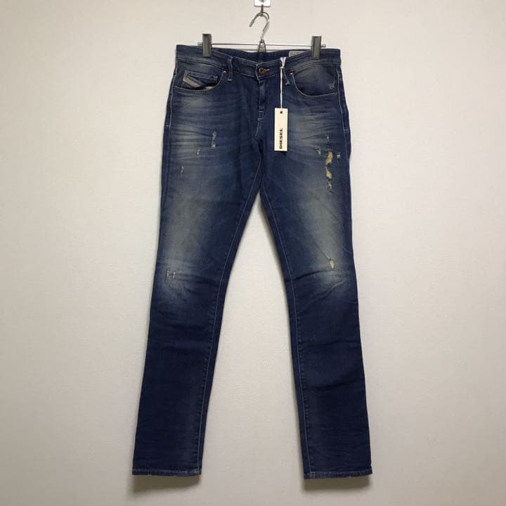 未使用品 DIESEL ディーゼル ローライズ ダメージ デニム ジーパン