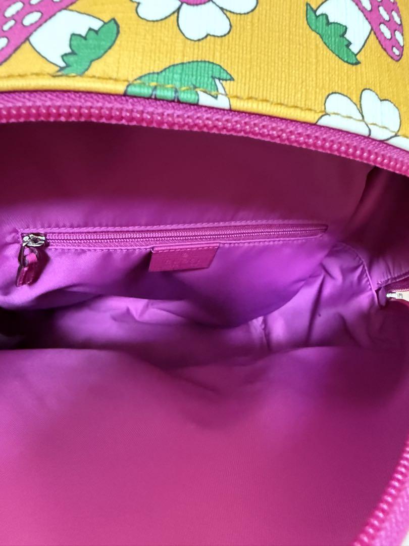 希少 GUCCI キッズ きのこ花柄バックパック
