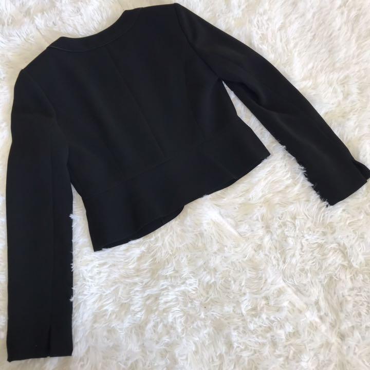 再入荷低価 美品❣️オリヒカ ワンピースセットアップ ノーカラー ブラックフォーマル WsvMo-m47365031099 定番最新品