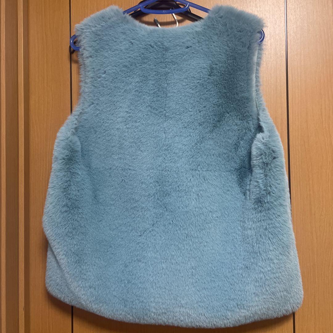 of style ベスト　リバーシブル　　ファーベスト　美品