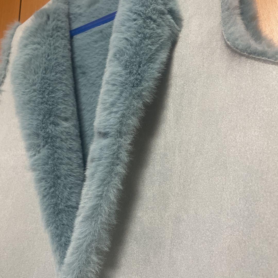 of style ベスト　リバーシブル　　ファーベスト　美品