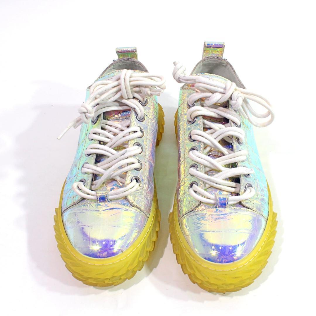 ジュゼッペ ザノッティ ブラバー クリア スニーカー 透明 36 ジュゼッペ ザノッティ ブラバー クリア スニーカー 透明 36