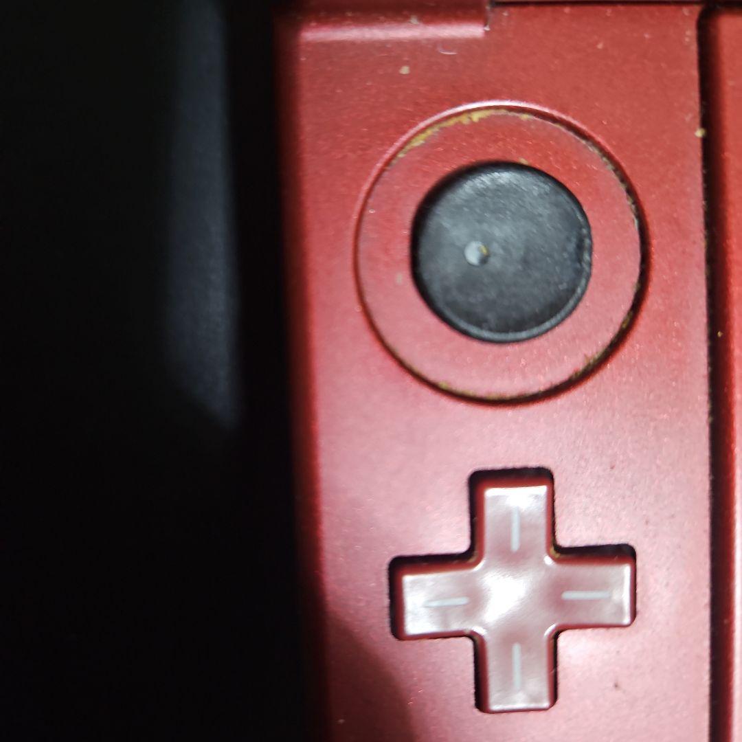 New 3DS LL レッド 本体スティックのカバー取れてます