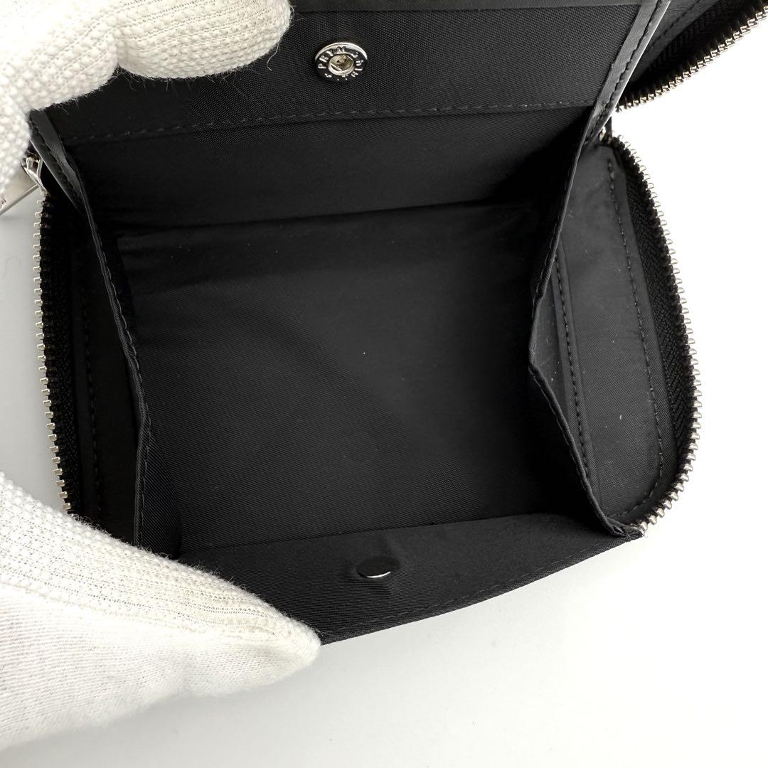 現行 未使用級✨ ポーター リフト ウォレット 折り財布 ラウンドファスナー 黒