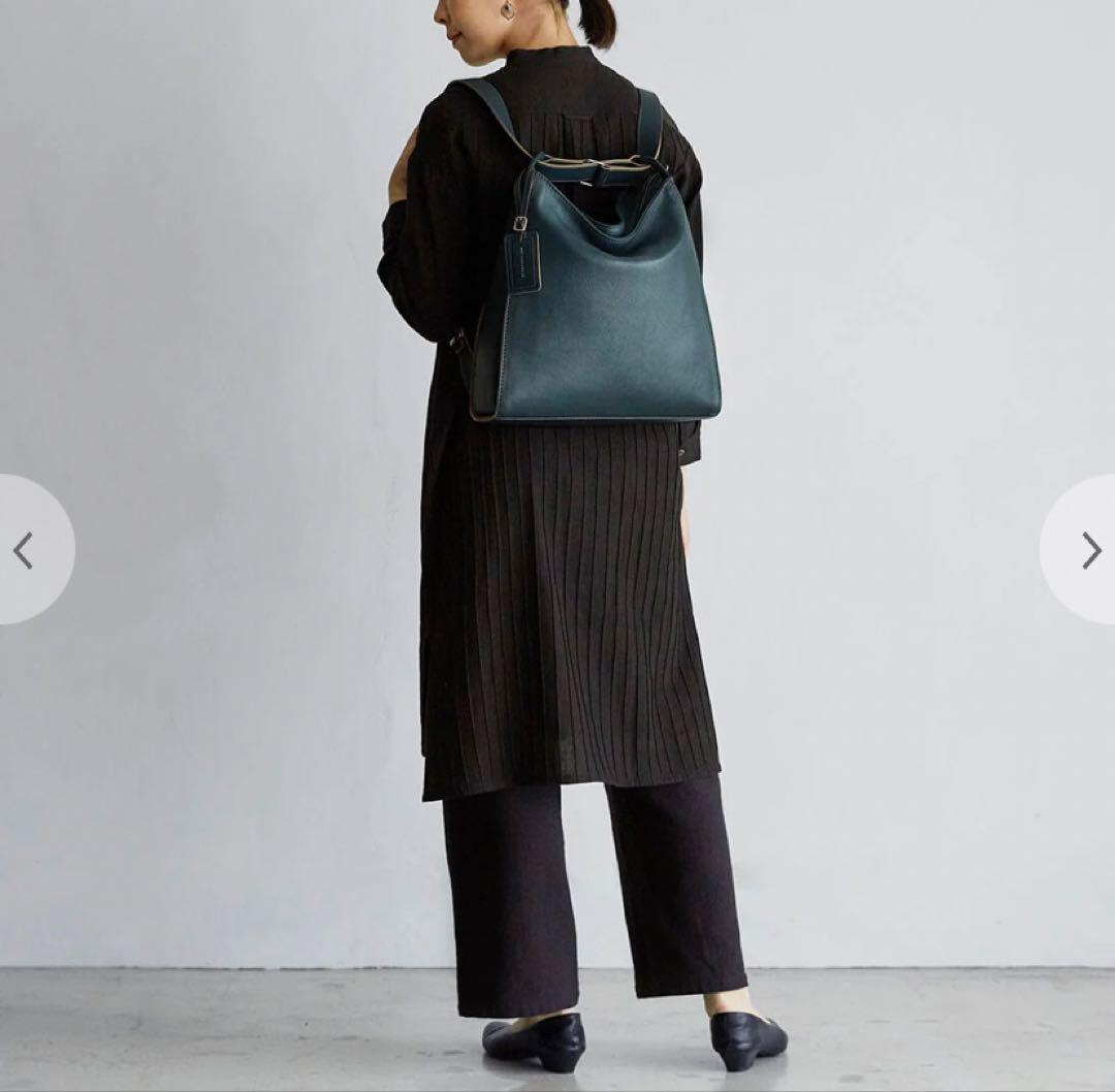 美品✨マザーハウス ヨゾラワーキング 3way ショルダーバッグ