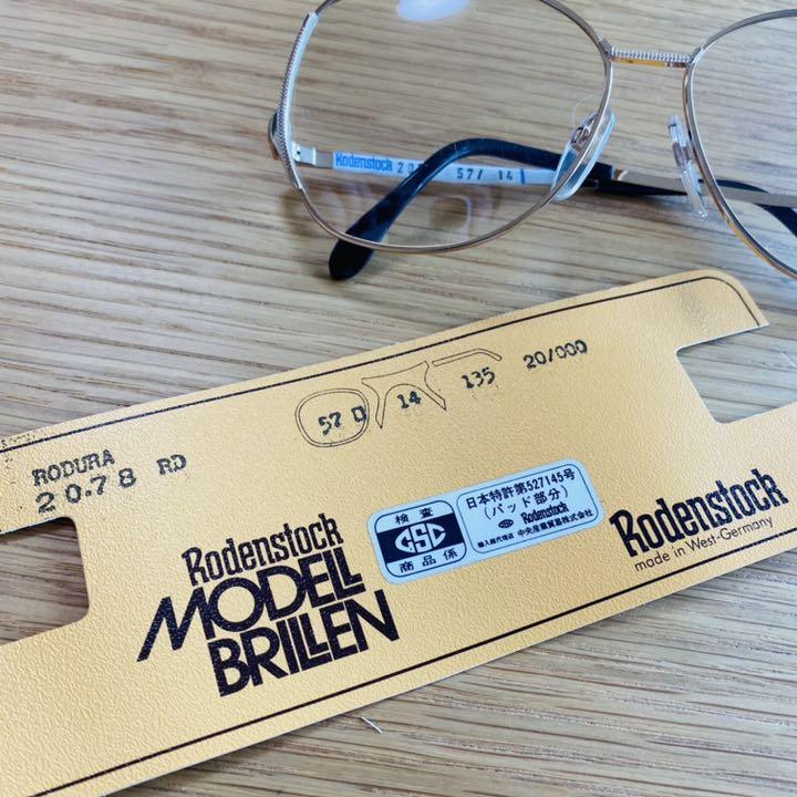 RODENSTOCK 正規品 ヴィンテージ 10K 金張 1970 眼鏡 メガネ