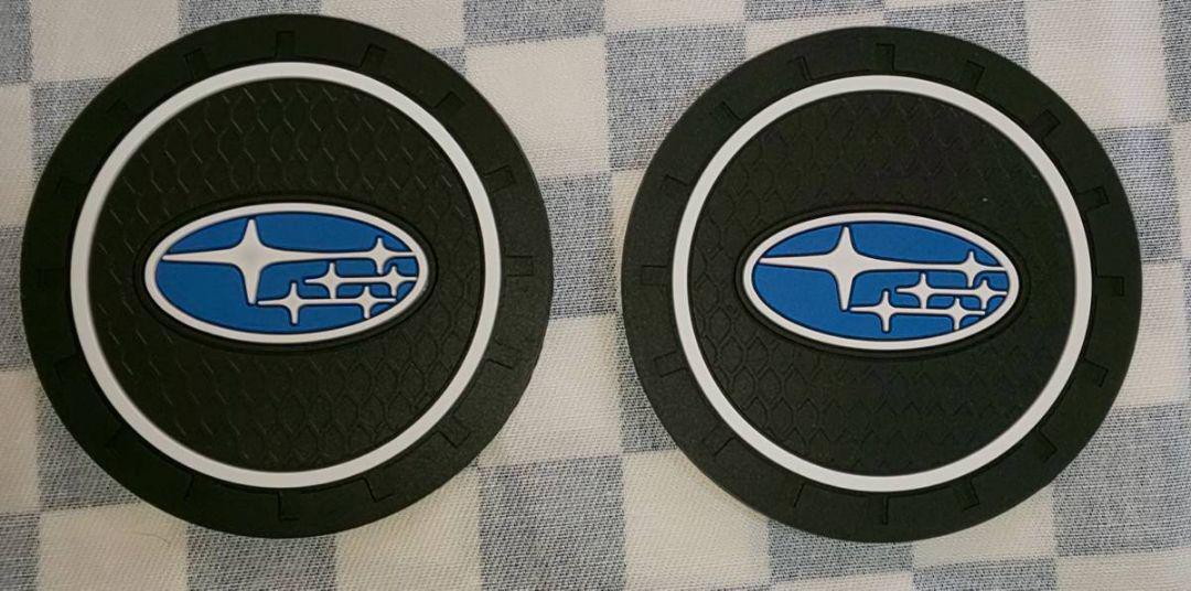 SUBARU スバル 専用 ドリンクホルダーコースター2枚セット