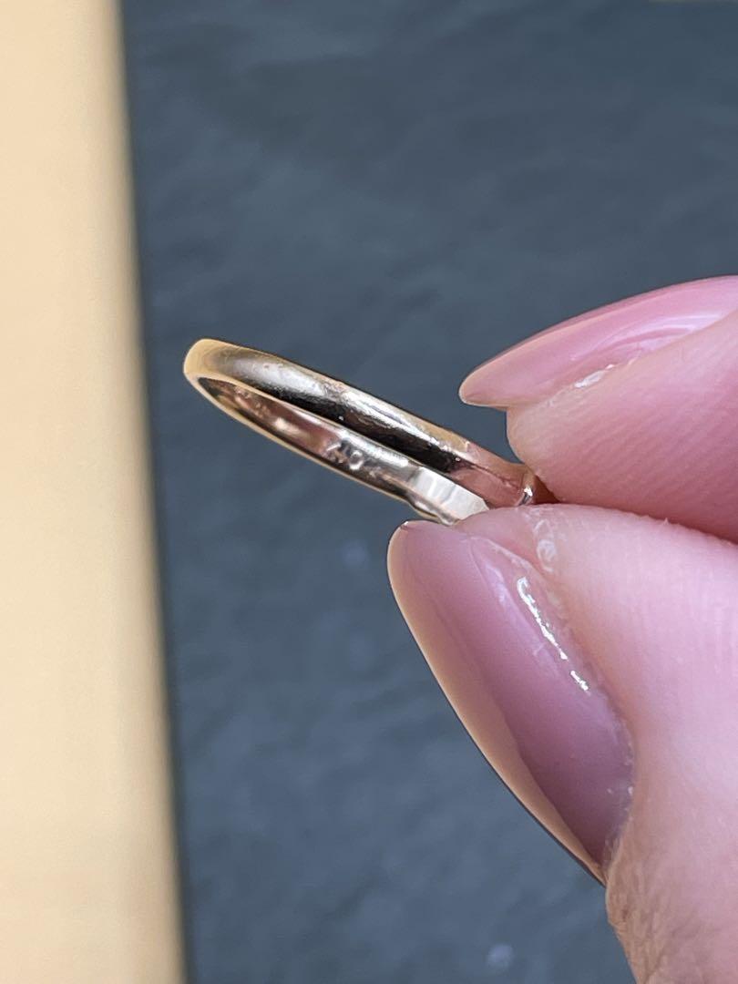 ◇美品◇agete K10 ピンキー リング 5号