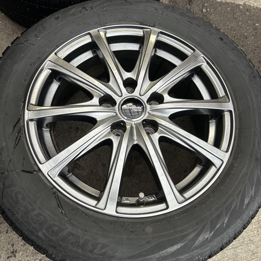枠④ 205/60R16 ホイール付きスタッドレス ノア ヴォクシー ジューク