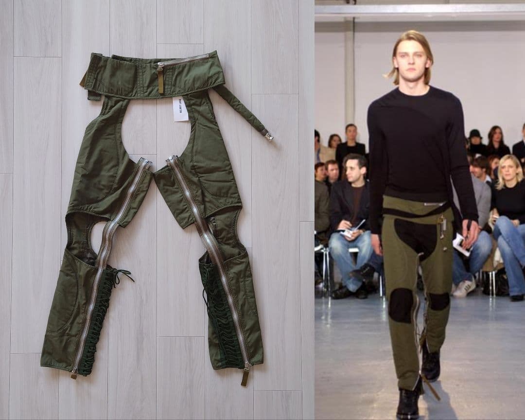 HELMUT LANG 2003 アビエイター オーバー パンツ 本人期 新品