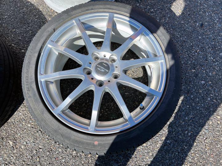 人気絶頂 ATECHSCHNEIDER17インチ 5穴 4本セット faiDr-m47396276095 7j PCD114.3 通販大特価