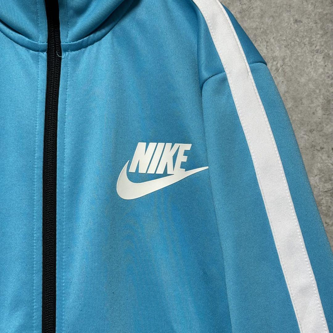 NIKE ライトブルー ジャージ ジャケット XL 水色 NIKE - NIKE XL 青 ジャージ ナイキ メンズ 古着の通販 by たか