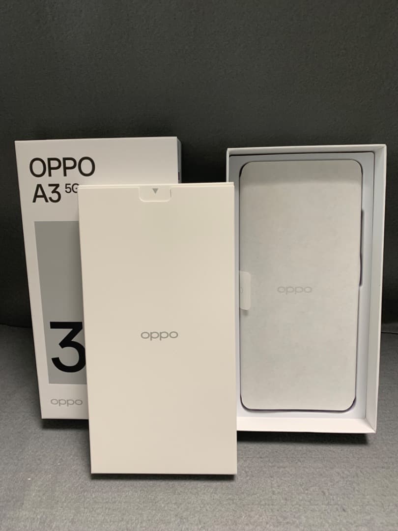 新品未使用　SIMフリー　OPPO A3 5G 128GB パープル色