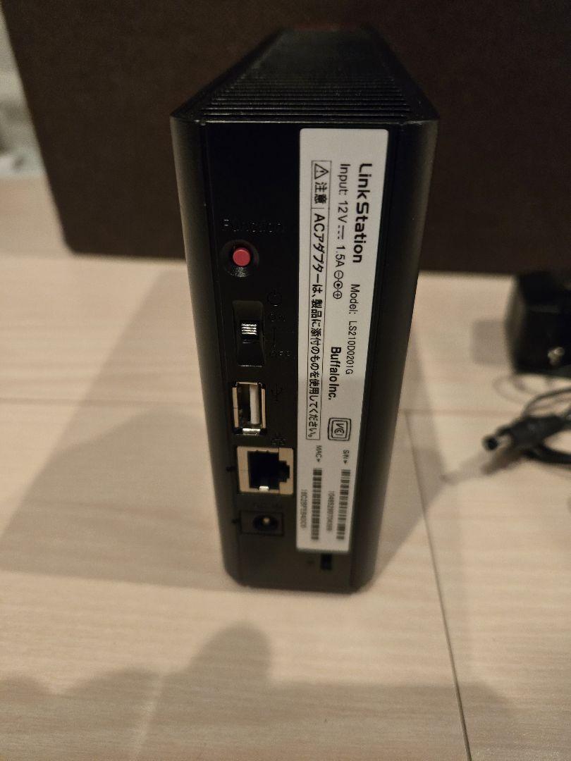 BUFFALO ネットワークHDD 2TB NAS LS210D0201G