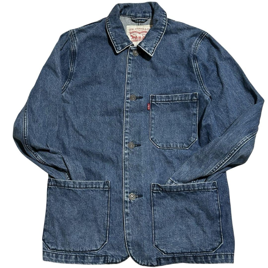 Levi's カバーオール ジャケット サイズS 訳あり品】リーバイス デニム カバーオール サイズS - メルカリ