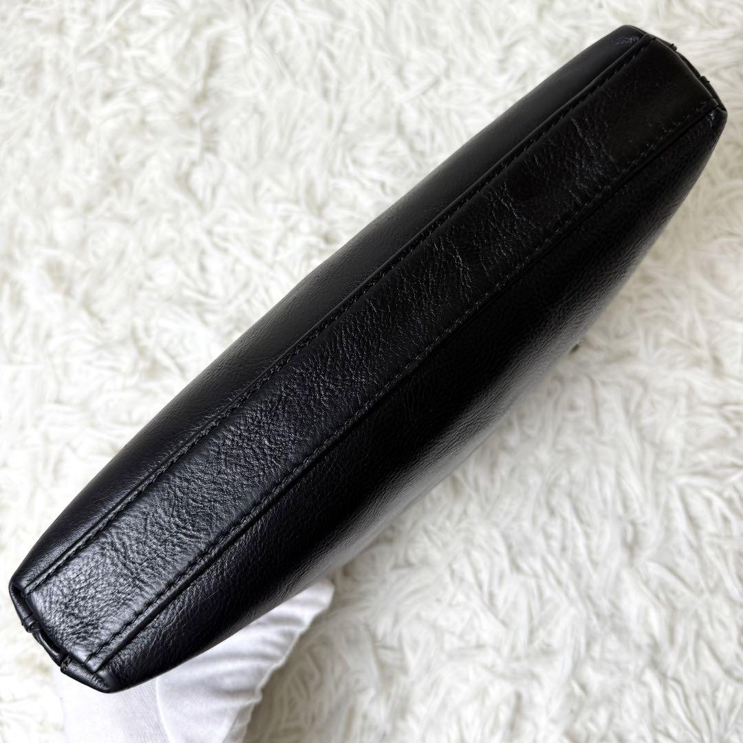 【極美品】ウルティマトーキョー 2way ショルダー クラッチバッグ レザー 黒