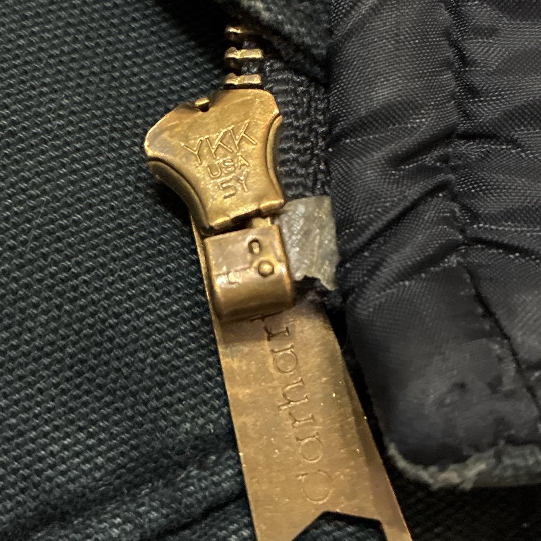 レアサイズ　carhartt カーハート ダックベスト USA製 ブラック