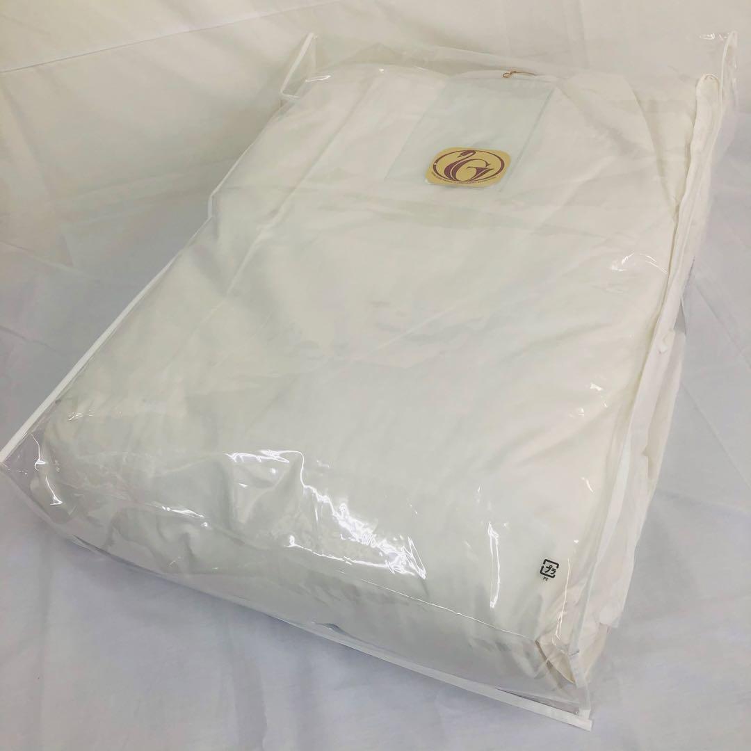 肌掛け 羽毛布団 ダウンケット セミダブル ニューゴールド 日本製