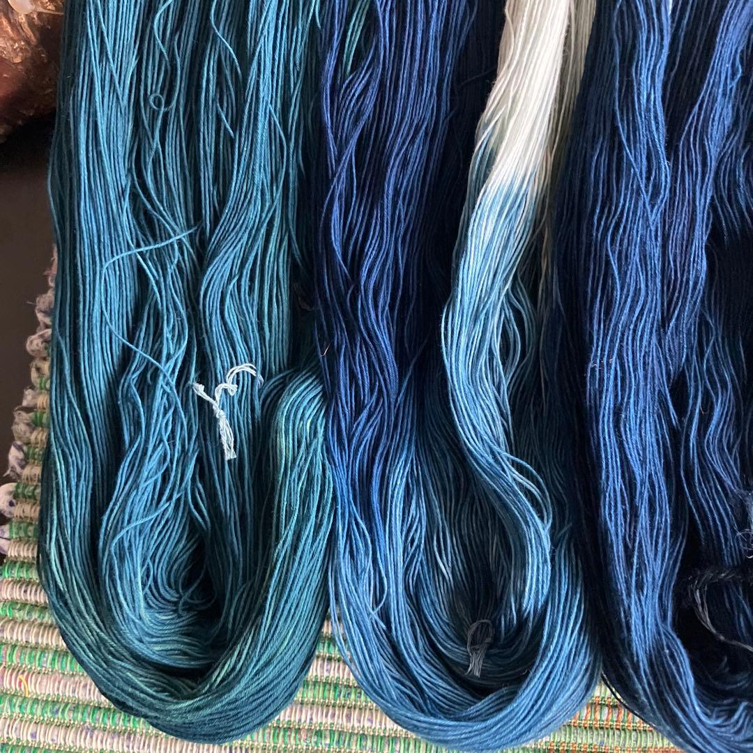 藍染め　刺し子細糸20/4