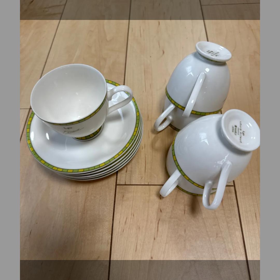 【LOUIS PITAUD】カップ&ソーサー５客セット