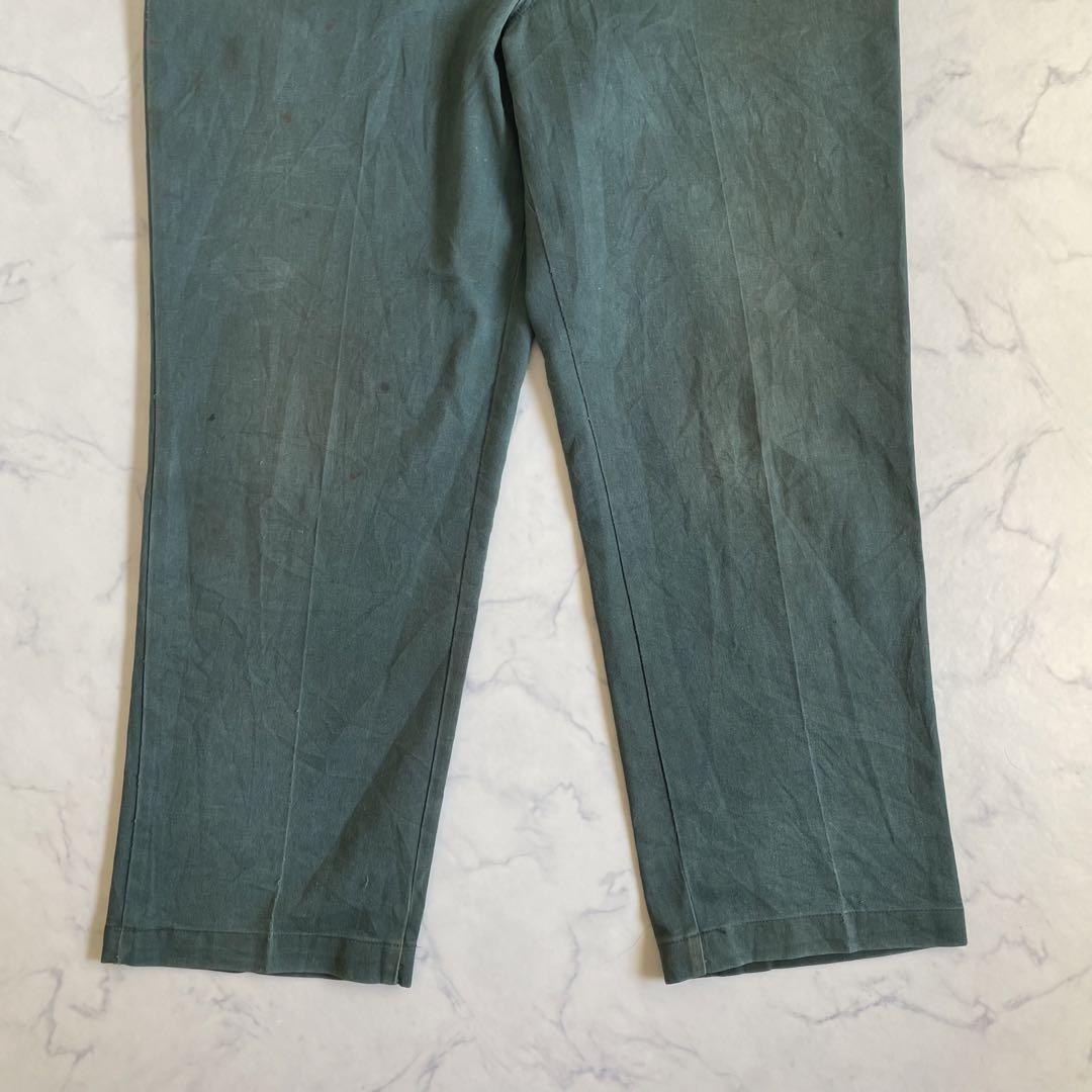80s USA製　dickies チビタグ　workpants ワークパンツ