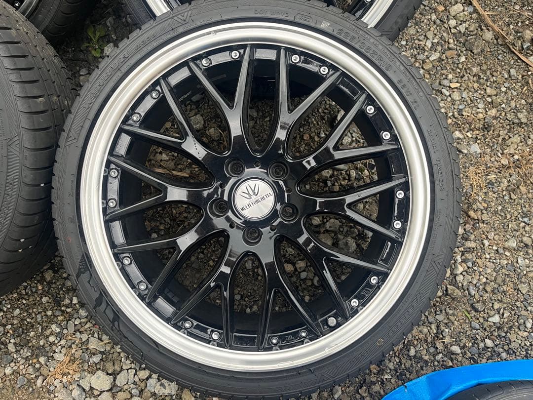 最終値下げロクサーニ マルチフォルケッタ 19インチ バリ溝 225/35R19