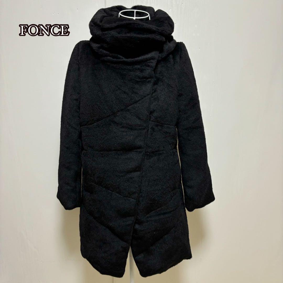 ⚫︎FONCEフォンセ＊リッチダウンコート38 ハイネック　フェザー