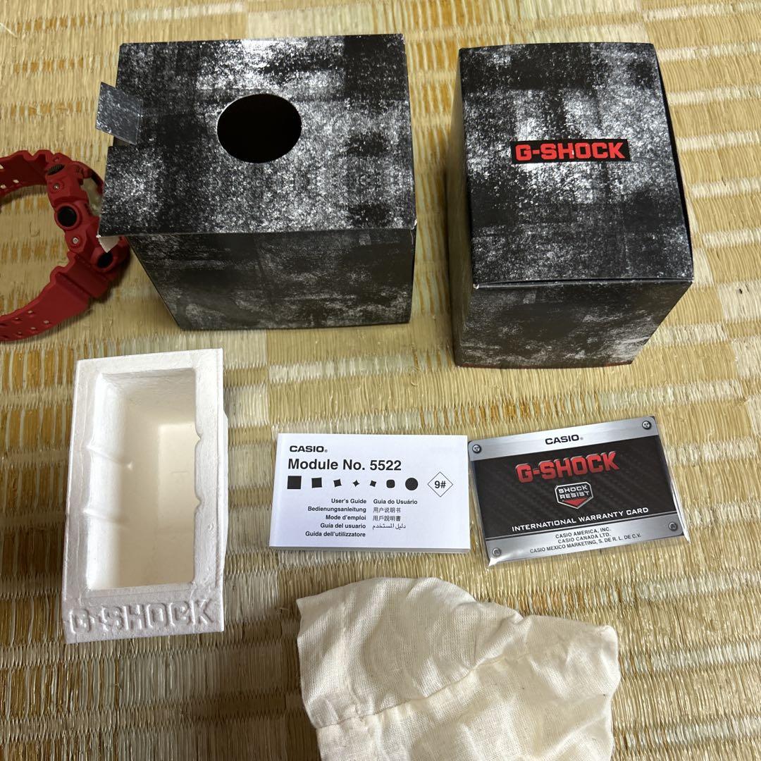 G-SHOCK デジタル腕時計 レッド