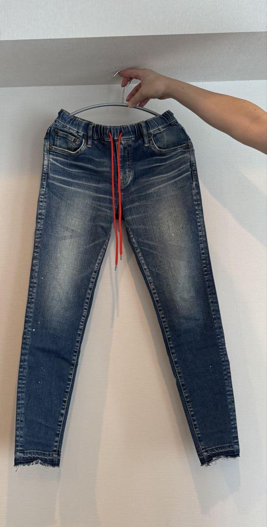 【美品】SURT×BIG JOHNメンズダメージ加工スキニーデニムパンツ