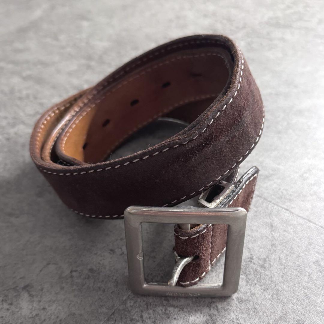 【vintage】RED WING レッドウィング　ベルト　レザー　スエード
