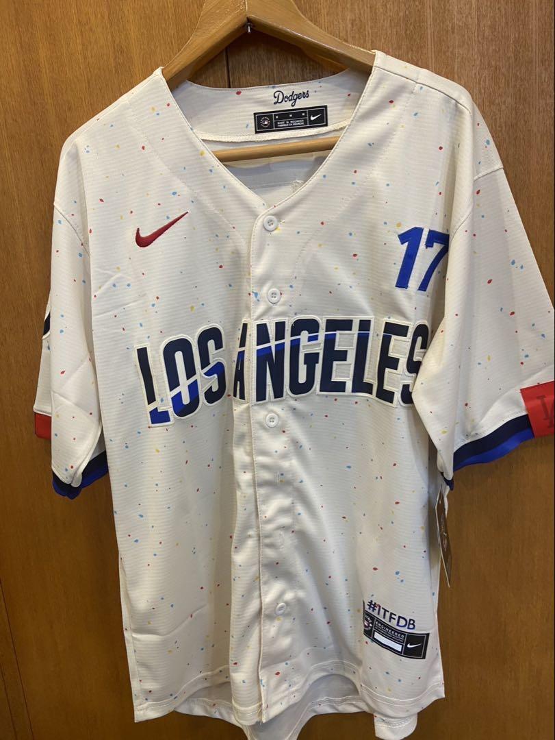 【シティコネクト】　OHTANI 17番 ユニフォーム Nike Men's Los Angeles Dodgers City Connect Shohei Ohtani