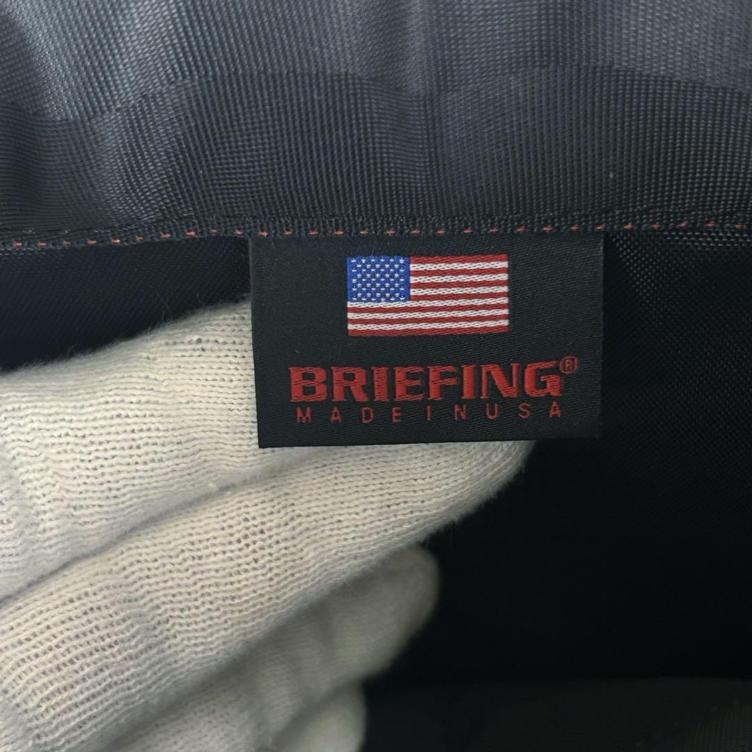 極美品 BRIEFING DELTA SLASHER M SQD BLACK
